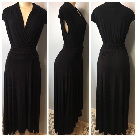 SOLD❌Anthropologie Desert Star Maxi Dress Black - Picture 2 of 9